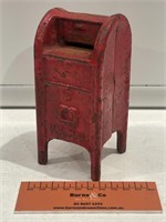 US MAIL Cast Iron Coin Bank - Height 140mm