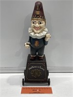 PUNCH Five Cent Cigars Cast Iron Statue - Height