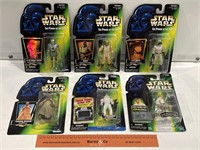 6 x STAR WARS The Power Of The Force Figures In