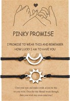 Pinky promise matching bracelets
