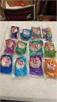 13 McDonalds beanie babies.