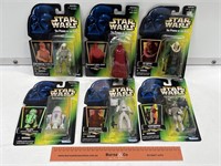 6 x STAR WARS The Power Of The Force Figures In