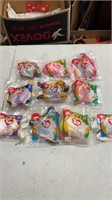 10 McDonalds beanie babies.