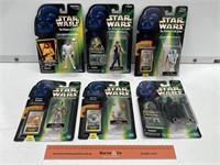 6 x STAR WARS The Power Of The Force Figures In