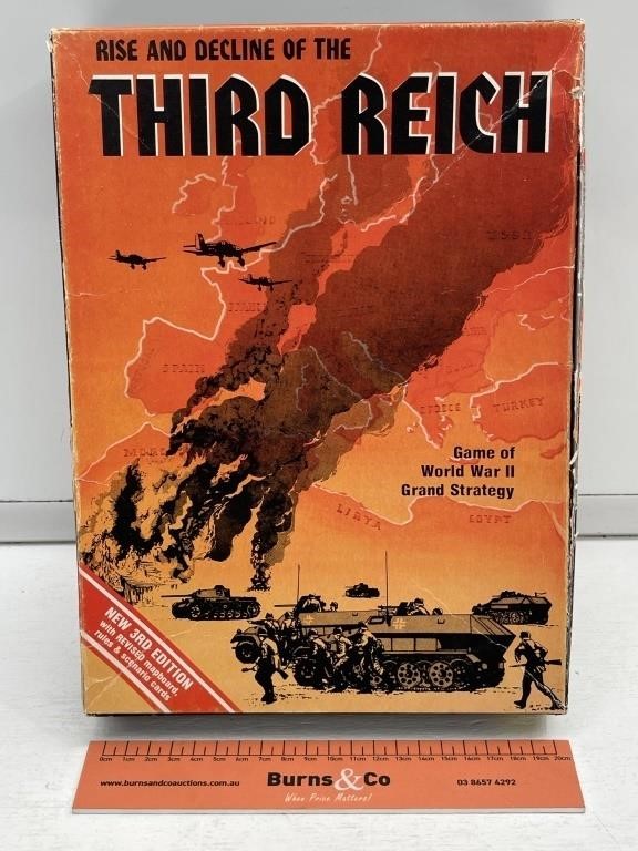 RISE AND DECLINE OF THE THIRD REICH Board Game