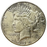 1926-S Silver Peace Dollar VF