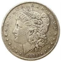 1890-S Silver Morgan Dollar VF