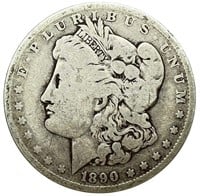1890-O Silver Morgan Dollar VG