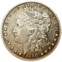 1890-O Silver Morgan Dollar XF