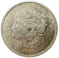 1921-D Silver Morgan Dollar VF
