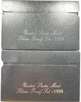 Lot of (2) 1998 Silver Proof Sets