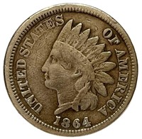 1864 Indian Head Cent VG