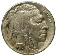 1935-S Indian Buffalo Nickel AU