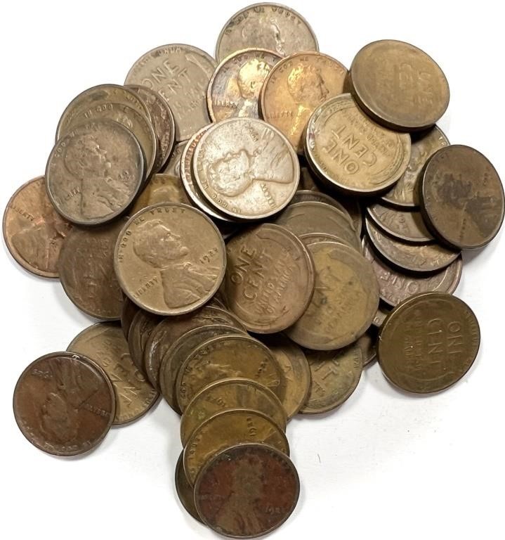 Roll of 1920's Wheat Cents
