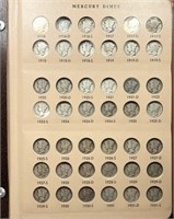 (76) Coin 1916-1945 Mercury Dime Set
