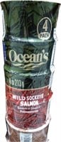 Sealed-Oceans 8 Wild Sockeye Salmon
