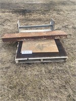 Pallet Lot of Steel and Grating