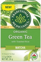 Sealed-Traditional Medicinals-Green tea matcha