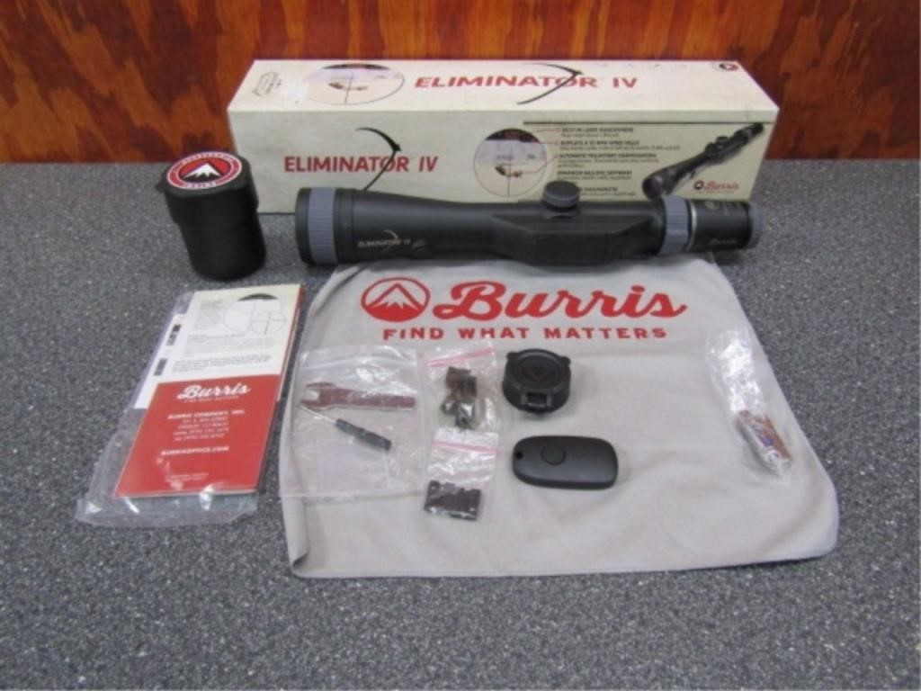 Burris Eliminator IV 4-16-50 New, Wireless Remote