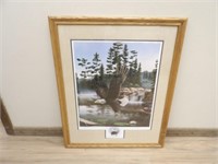 Boundary Waters Eagle By Leo Stans 26.5x32.5in.