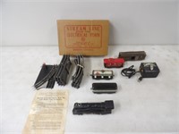 Marx Streamline-Electric Tin Trainset w/Tracks/Box