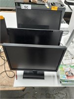 3 Acer, Philips & HP LCD Monitors