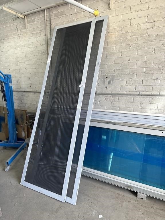 6 Double Glazed Glass & Flywire Doors & Extrusion
