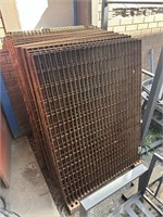 21 Steel Floor Grates Approx 1m x 1.2m