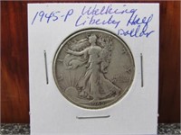 1945-P Silver Walking Liberty Half Dollar