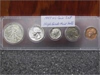 1937 US Coin Set High Grade Mint State