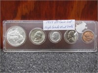 1955 US Coin Set High Grade Mint State