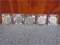 3-Bi Cent. 1-1971 & 1-1974 Eisenhower Dollars HG