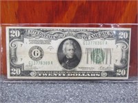 1928B Series 20 Dollar Redeemable in Gold Note