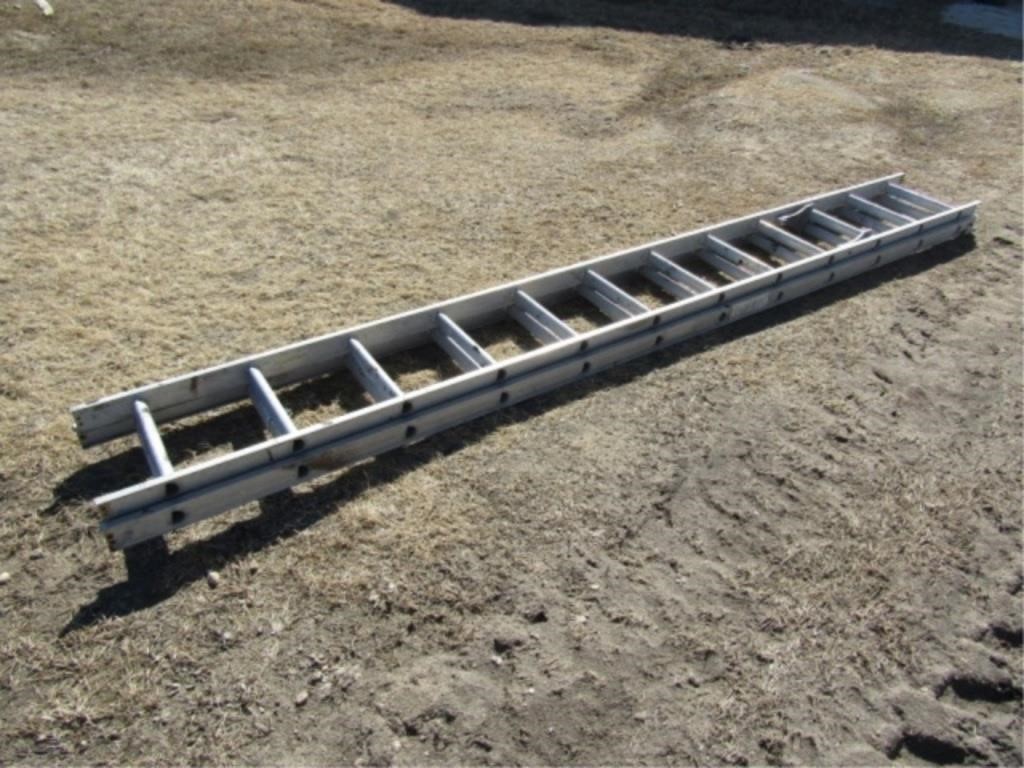 22-24ft. Alum Ext. Ladder, 2-12ft. Sections