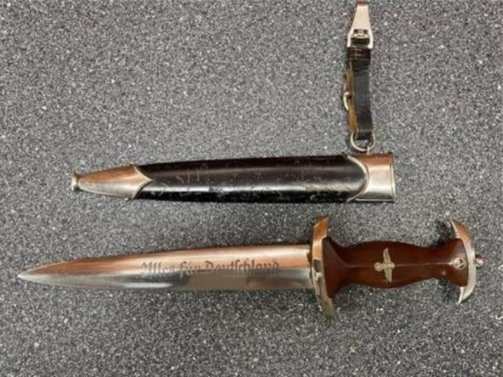 SA Dagger German, RZM M7/13 8 5/8in. Blade, Sheath