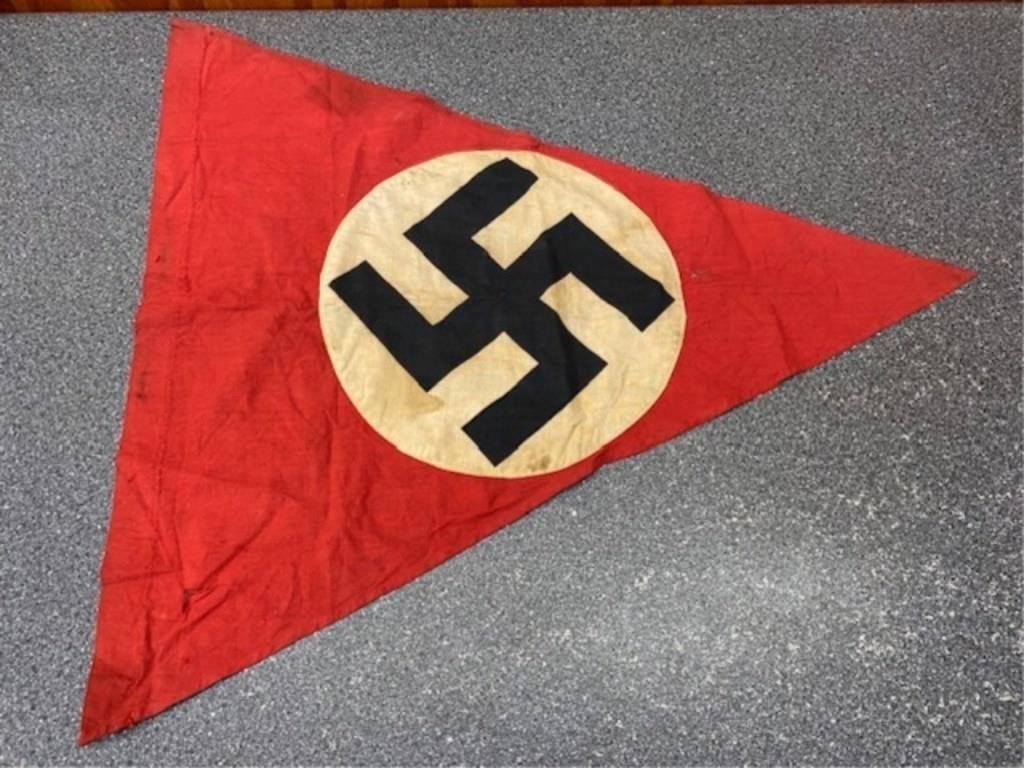 German Flag/Banner, 30.5wx27.5H, Brought Back WWII