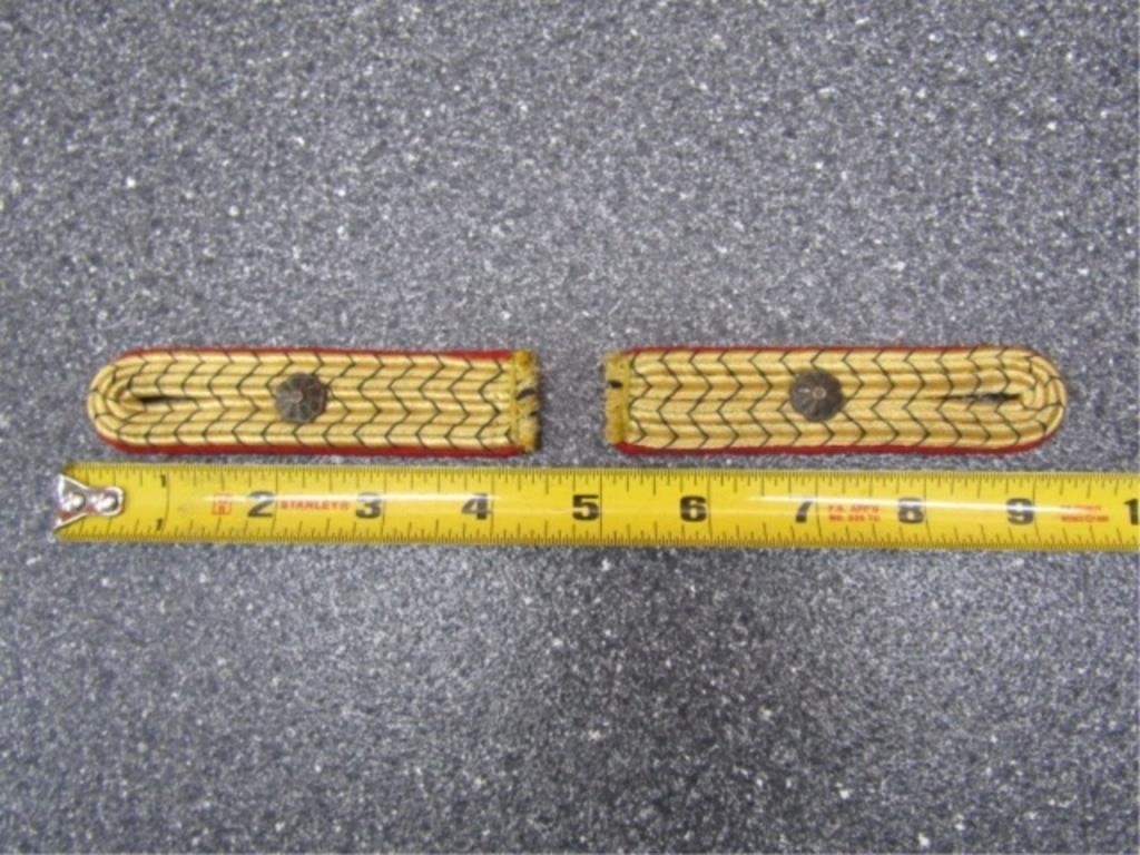 WWII Shoulder Rank Boards, Shipped back from WWII