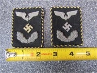 2-German Patches, Shipped Back from WWII