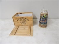Waterfowl Series DU 50th Beer Stein w/Wood Box