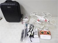 DJI Phantom Mod PV330 Drone 3 Batt., Charger, Case