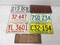 7 License Plates