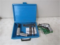 Rockwell Air Hammer w/Chisels & Fury 1/4in. Drill