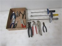 2-1/2 & 1-3/8in. Torqe Wrenches, Pliers, Cutter,