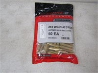 50-Winchester 284 win Unprimed Cases NEW