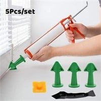 NEW 5Pcs Caulking Nozzle Applicator Finishing Tool