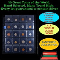 20 Great Coins of the World, hand selected, many t