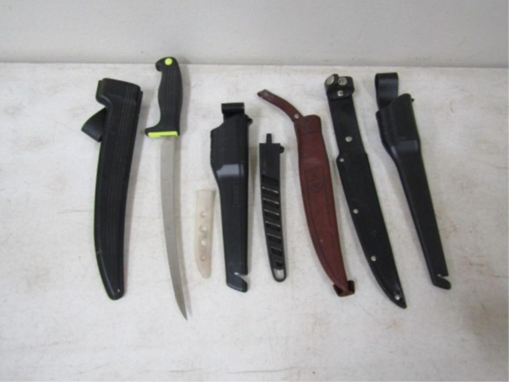 Kershaw Fellet Knife, 6 Extra Sheaths