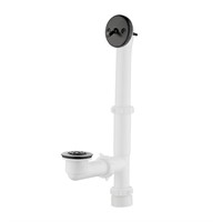 Everbilt Trip Lever 1-1/2 in. White Poly Pipe Bath