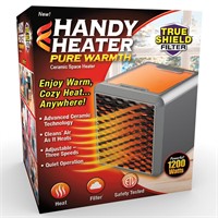 (L. Use) Ontel Handy Heater Pure Warmth Ceramic Sp