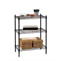 HDX 3-Tier Wire Garage Storage Shelving Unit in Bl